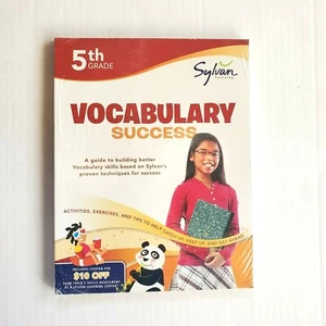 Vocabulary Success 5th Grade Sylvan Learning Academic Work Book NEW SEALED - Picture 1 of 3