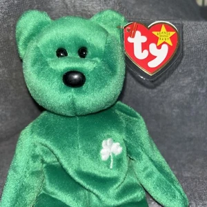 Beanie Baby Erin The Bear 1997 Retired PE Pellets Tag Errors Rare  - Picture 1 of 7