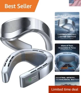 COOLIFY Cyber Alpha Termocromico Edizione Limitata Climatizzatore Collo, Blu-... - Foto 1 di 6