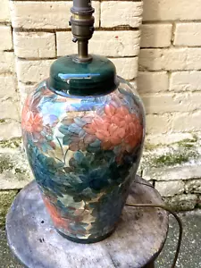 Jersey Pottery Lamp. Hand Thrown & Hand Painted . Excellent condition. - Picture 1 of 10