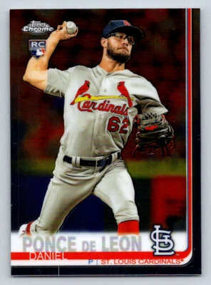 2019 Topps Chrome #75 Daniel Ponce de Leon RC (ref 199075) - Image 1 of 2