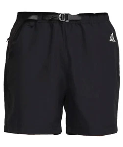 NIKE ACG MEN’S TRAIL SHORTS Sz XL BLACK LIGHTWEIGT NWT - Picture 1 of 12