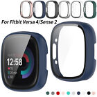 For Fitbit Versa 4 Fitbit Sense 2 Case Cover Protective Screen Protector Shell