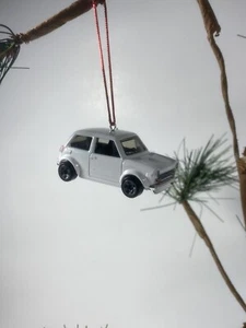 70 Honda N600 Custom Christmas Car Ornament 1/64 Die-cast White - Picture 1 of 2