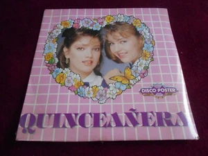 DISCO POSTER EP QUINCEAÑERA 12" vinyl record ADELA NORIEGA THALIA TIMBIRICHE 80s - Picture 1 of 4