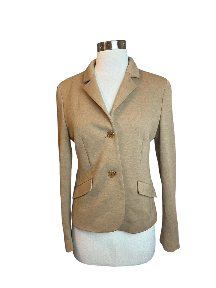 Blazer vintage para mujer Bally talla 38 marrón tostado tejido chaqueta de lana Foto 1 de 4
