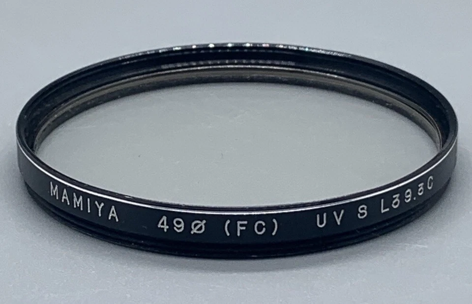 Mamiya Japan SL39.3C UV 49mm Screw-In FC Camera Lens Filter - Image 1 of 4