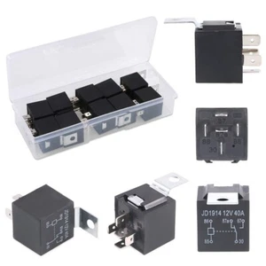 10 Pack 12V 30/40 Amp 5-Pin SPDT Electrical Relays Switch for Automotive Truck B - Picture 1 of 7