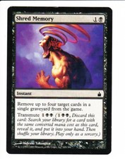 MTG Ravnica, City of Guilds  SHRED MEMORY