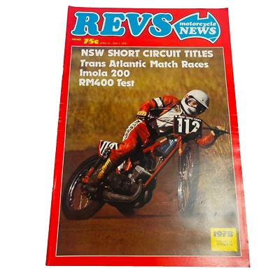 REVS Motorcycle News 1978 Vol. 11 No. 12 Vintage Magazine Large A3 Print - Image 1 of 4