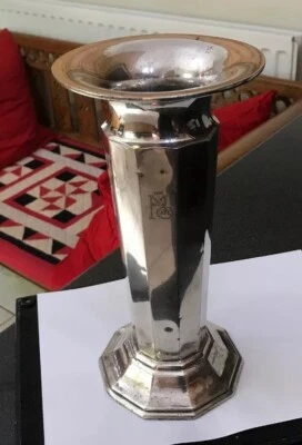 PLATO DE PLATA PONDERADO VINTAGE MAPPIN Y WEBB FLORERO MECA CAFÉS PUBLICIDAD Foto 1 de 4