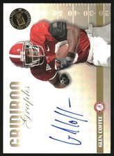 2009 Press Pass SE Gridiron Graphs Gold #GGGC Glen Coffee Autograph