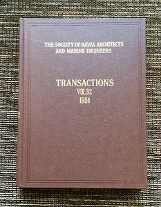 RARE 1984 The Society of Naval Architects and Marine Engineers Transactions, 92 - Imagen 1 de 11