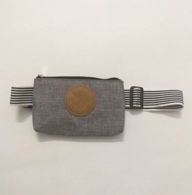 Dapplebay Clothing Company Equestrian Good Rides Gray Waist Pack Pouch 7 X 5 - Image 1 of 4