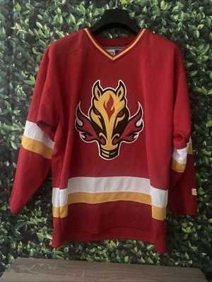Vintage NHL CCM Hockey Calgary Flames Blasty Jersey Adult Medium - Image 1 of 4