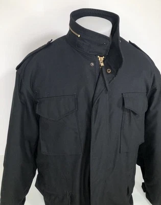 Tru Spec Vintage US Military Field Jacket Cold Weather Coat Men's Sz L Black New - Image 1 of 4