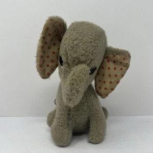 Musical Wind Up Elephant Spotted Ears Plush 8" Cuddle Toys By Douglas Rare - Picture 1 of 12