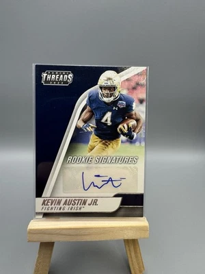 2022 Panini Chronicles Draft Picks - Threads Rookie Signatures Kevin Austin Jr. - Image 1 of 2