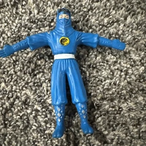 1995 Bandai Power Rangers Mighty Morphin Movie Bendy Ranger blue ninja bad guy - Picture 1 of 4
