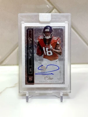 2018 Panini One - Rookie Autographs Calvin Ridley #85 Falcons RC Auto /49 - Image 1 of 2