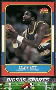 Calvin Natt 1986-87 Fleer #79 Denver Nuggets - Picture 1 of 2