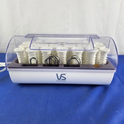 Vidal Sassoon Hairsetter VS321 20 Hot Rollers/Enroladores 3 Tamanhos e Clipes Testados - Imagem 1 de 4