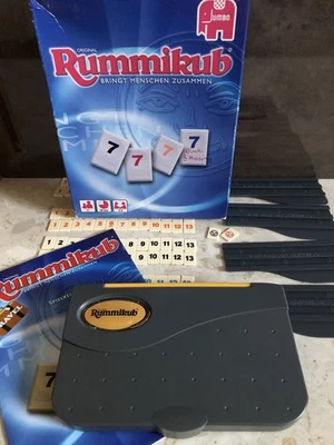 Vintage Original Rummikub Travel Game German Version By Jumbo 1 Missing Tile - Image 1 of 4