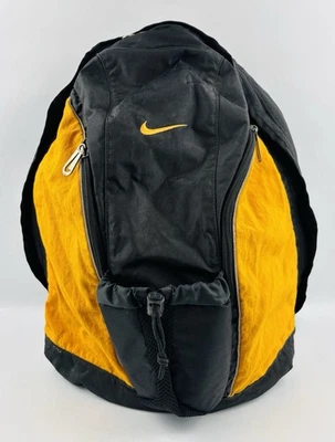 Vintage Y2K Era Nike Orange/Black Nylon Backpack - Image 1 of 4