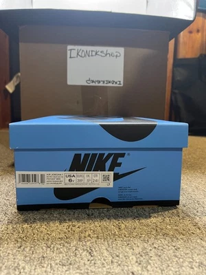 Air Jordan 1 Retro High OG - 'UNC Toe' - FD1437-400 - Größe 6Y - Deadstock - Bild 1 von 4