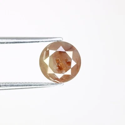 2.03 CT 7.50 MM Round Brilliant Cut Red Natural Loose Diamond For Wedding Ring - Image 1 of 4