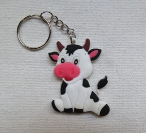Cow Black and White Key chain - Picture 1 of 2