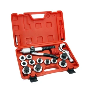 New 11 Lever Hydraulic Tubing Expander Tool Swaging Kit 3/8"-1-5/8" - Picture 1 of 1