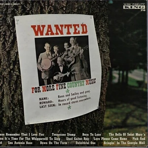 RENO & SMILEY wanted U.S. KING LP 718_orig 1961 BLUEGRASS - Picture 1 of 4