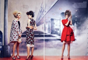 2012 McDean Caroline Trentini Karlie Kloss Jourdan Dunn EDITORIAL REVISTA - Imagen 1 de 6