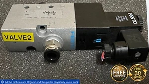 Festo VUVS-L25-M32C-AD-G14-F8 Solenoid Valve 575471 W/ VACF-B-C1-1 Coil 8030811 - Picture 1 of 10