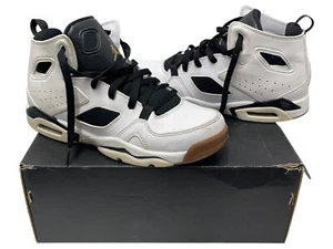 Jordan Flight Club 91 'White Black' Shoes Size 6.5Y - Picture 1 of 13