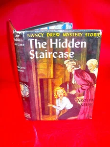 NANCY DREW #2 THE HIDDEN STAIRCASE By Carolyn Keene tweed w/DJ - Picture 1 of 6