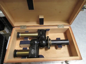 VERY RARE CARL ZEISS BINOCULAR HEAD VINTAGE MICROSCOPE PART AS PICTURED &99 - Picture 1 of 4