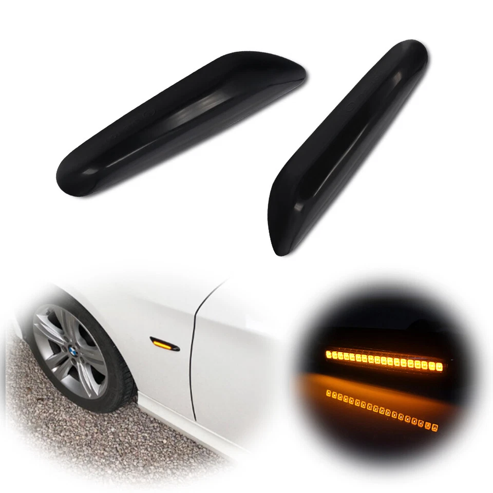 Luces LED de parachoques delantero ámbar para BMW Serie 1 3 5 1999-2013 Foto 1 de 4