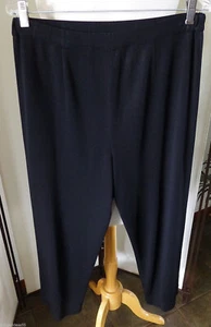CLASSIC MISOOK SILKY STRETCHY KNIT STRAIGHT LEG PULL-ON PANT TRAVEL CAREER  2X - Picture 1 of 2