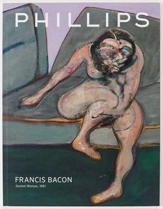 Phillips Francis Bacon Seated Woman 1961 Contemporary Art Catalog H0321 - Imagen 1 de 3