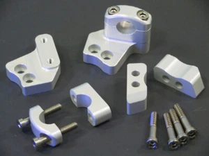 LSL Superbike Adapter For Kawasaki GPZ 1100 (ZXT10E) | 95-98 | Silver - Picture 1 of 2