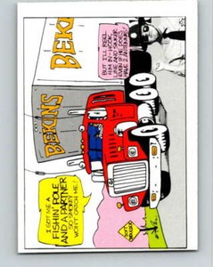 (HCW) 1977 Fleer CB Talk - #6 Bear Trap V10282