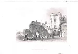 GRABADO GAOL AND BRIDEWELL SOUTHAMPTON C1820 - Imagen 1 de 1