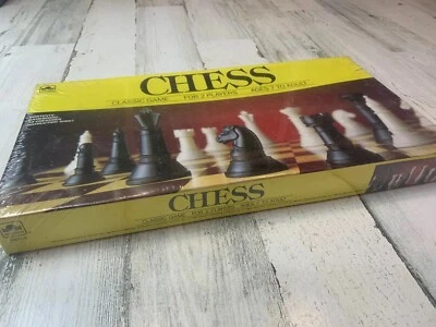 NEW IN SHRINKWRAP Vintage 1989 Golden Classic Game Chess FREE SHIP - Image 1 of 4