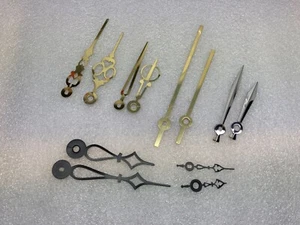Quartz Battery Clock Hand Set of 6 Pairs assortment for the (I) Shaft - Picture 1 of 3