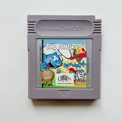 The Smurfs (1993) Nintendo GameBoy Loose Cleaned & Tested - Image 1 of 3