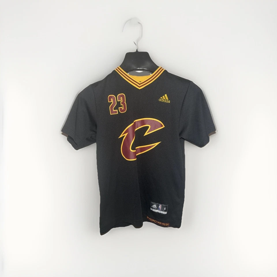 Lebron James Cleveland Cavaliers Adidas Sleeved Jersey 2016 NBA Finals Youth M - Image 1 of 3