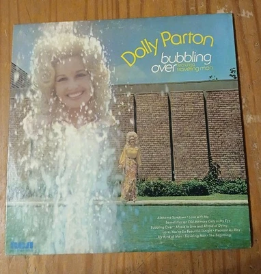 DOLLY PARTON “BUBBLING OVER” PROMO LP 1973 - Image 1 of 4