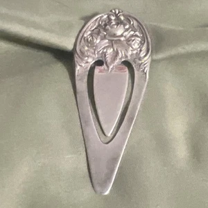 S. Kirk & Son Vintage Sterling Silver clip Bookmark 9g Book Lover Shabby Chic - Picture 1 of 12
